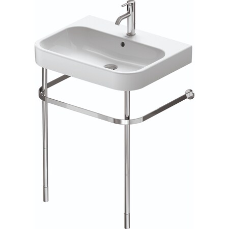 Duravit Happy D.2 Metal Console 0030781000 Chrome, 24 1/2 in L, 19 3/8 in W 0030781000